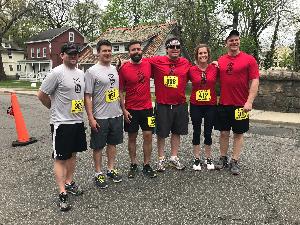 5 Miles to Fight Mesothelioma Team at the 2017 Rye Derby